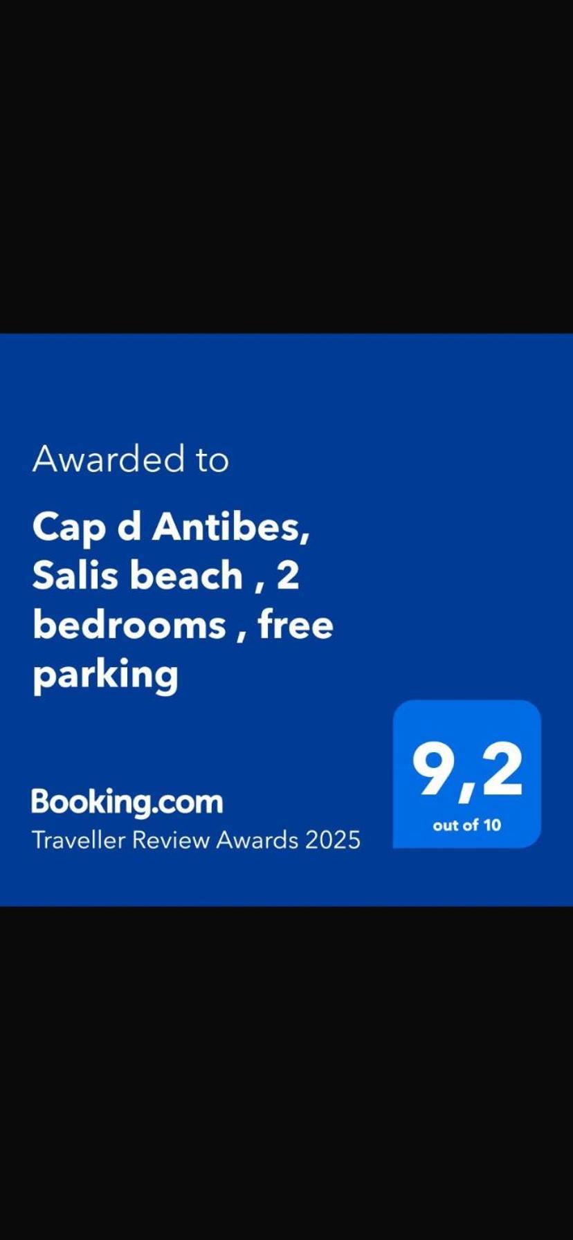 Cap D Antibes, Salis Beach , 2 Bedrooms , Free Parking Екстериор снимка